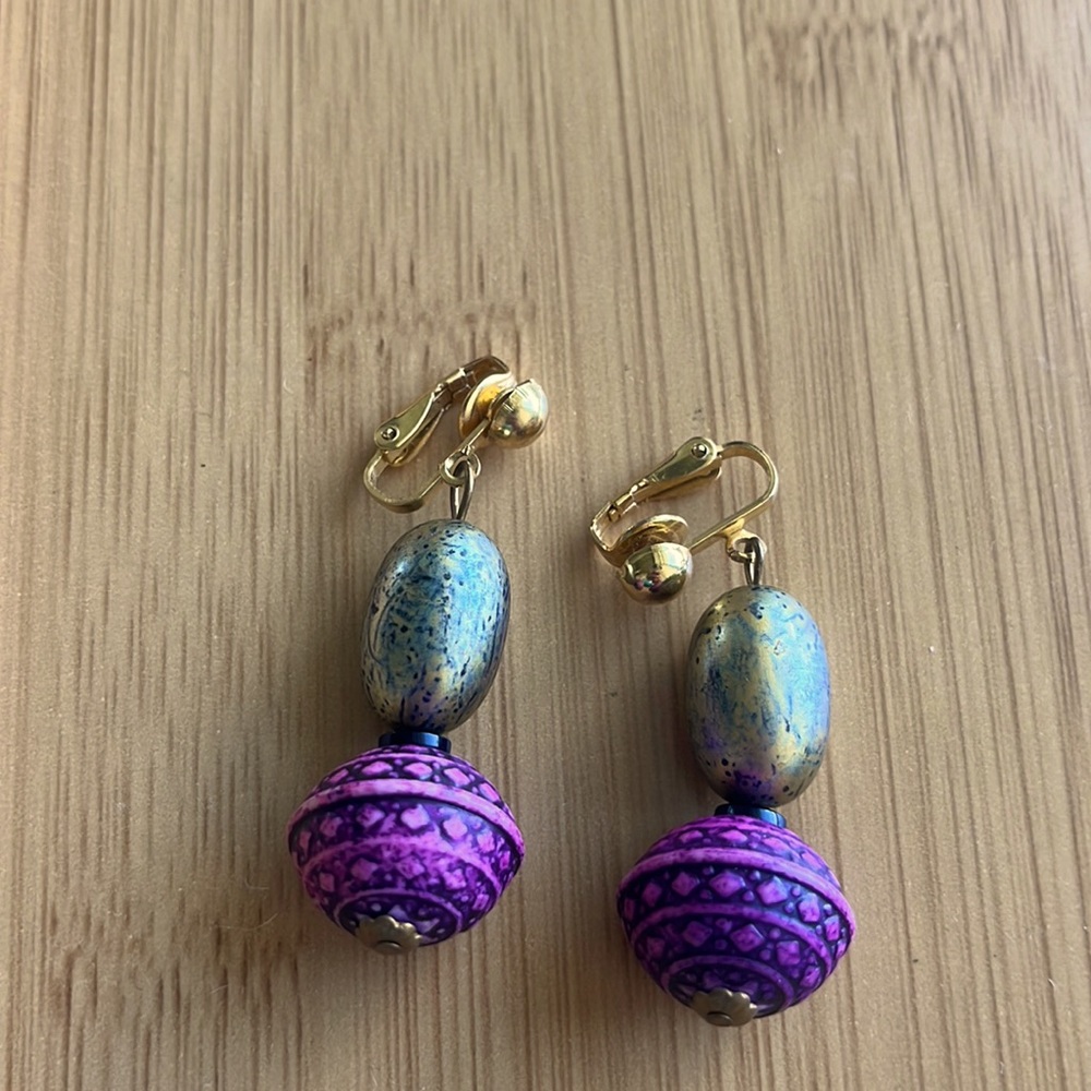 Clip on earrings